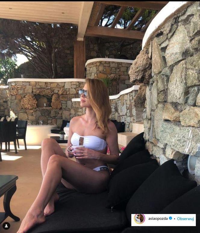 Joanna Opozda dorobi na Bali