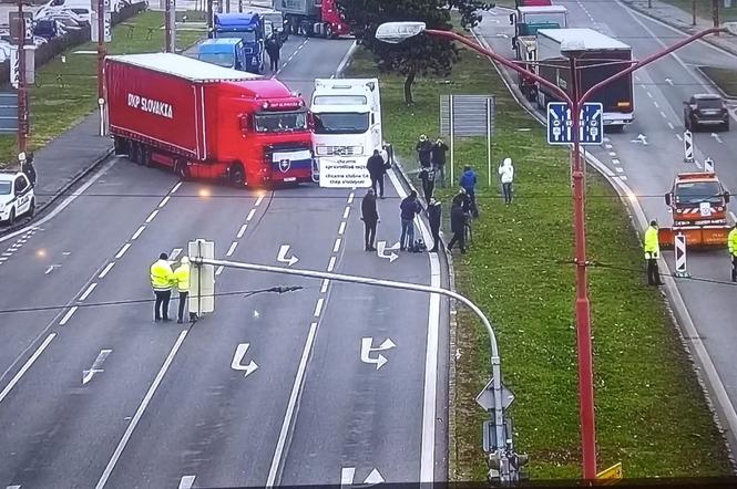 Ogromne protesty kierowców na Słowacji