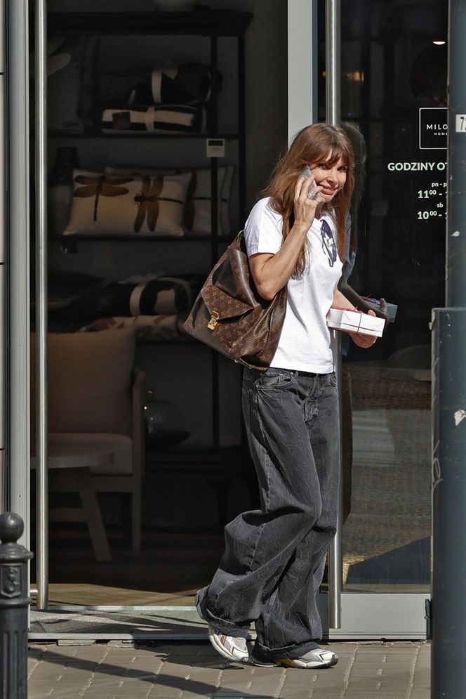 Agnieszka Dygant sobie dogadza