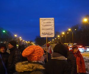 Protest kielczan przeciw budowie S74