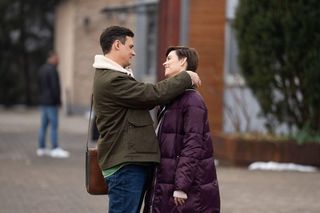 Na dobre i na złe odc. 956. Blanka (Pola Gonciarz), Krzysztof Radwan (Mateusz Damięcki)