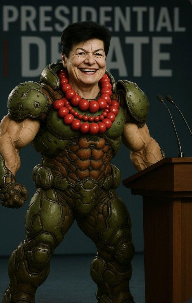 Joanna Senyszyn jak "imperatorka". Memy zalewają internet