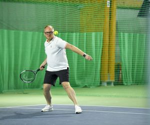 Katarzyna Niezgoda i ukochany rozgrzali kort! Spódniczka kusa, za to mimika na bogato