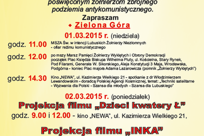 Narodowy Dzień Pamięci Żołnierzy Wyklętych
