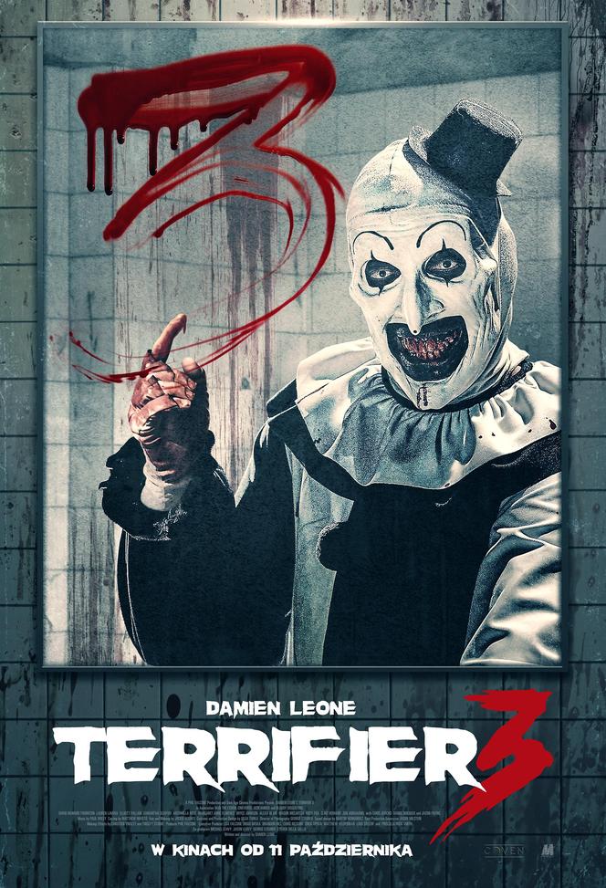 Terrifier 3 - polski plakat horroru