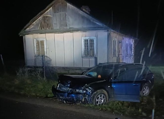 Pijany kierowca bez uprawnień doprowadził do czołowego zderzenia