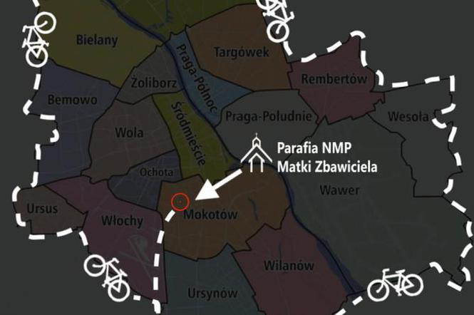 Na rowerach przejadą w Drodze Krzyżowej dookoła Warszawy