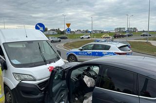 Czołowe zderzenie w Święciechowie. Jedna osoba zabrana do szpitala