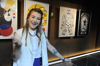 Warszawa. Otwarcie wystawy Poli Lisowicz w Fabryce Norblina