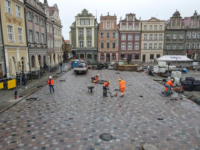 Remont na Starym Rynku w Poznaniu trwa. Kiedy koniec prac? 