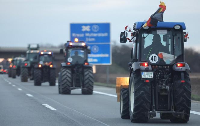 Strajk rolników w Niemczech