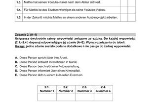 Matura 2022: język niemiecki. Arkusze odpowiedzi, pytania CKE. Poziom podstawowy