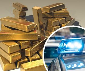 Ponad sto kilogramów złota ukryte w aucie! Policja zatrzymała przedsiębiorcę i influencerkę