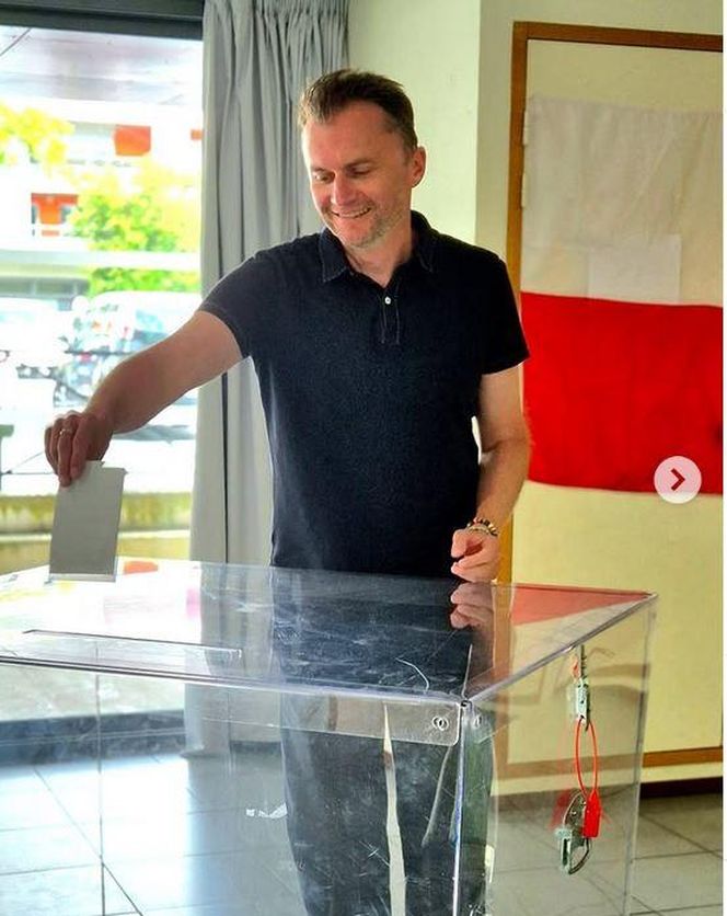 Wybory Prezydenckie 2025: Tak głosują gwiazdy w drugiej turze! Piotr Jacoń