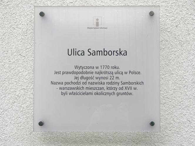 Ulica Samborska w Warszawie