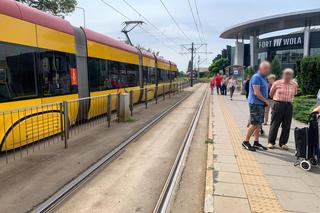 Zderzenie tramwaju i autobusu w Warszawie