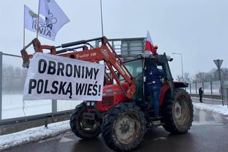 Rolnicy z Agrounii protestowali na rondzie w Strykowie! [WIDEO, FOTO]