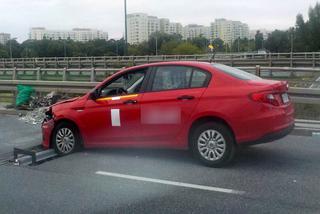 Warszawa: Pijany kierowca ubera roztrzaskał auto wioząc pijanego pasażera! [GALERIA]