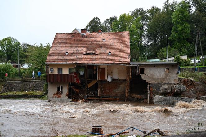 Lądek Zdrój po przejściu fali