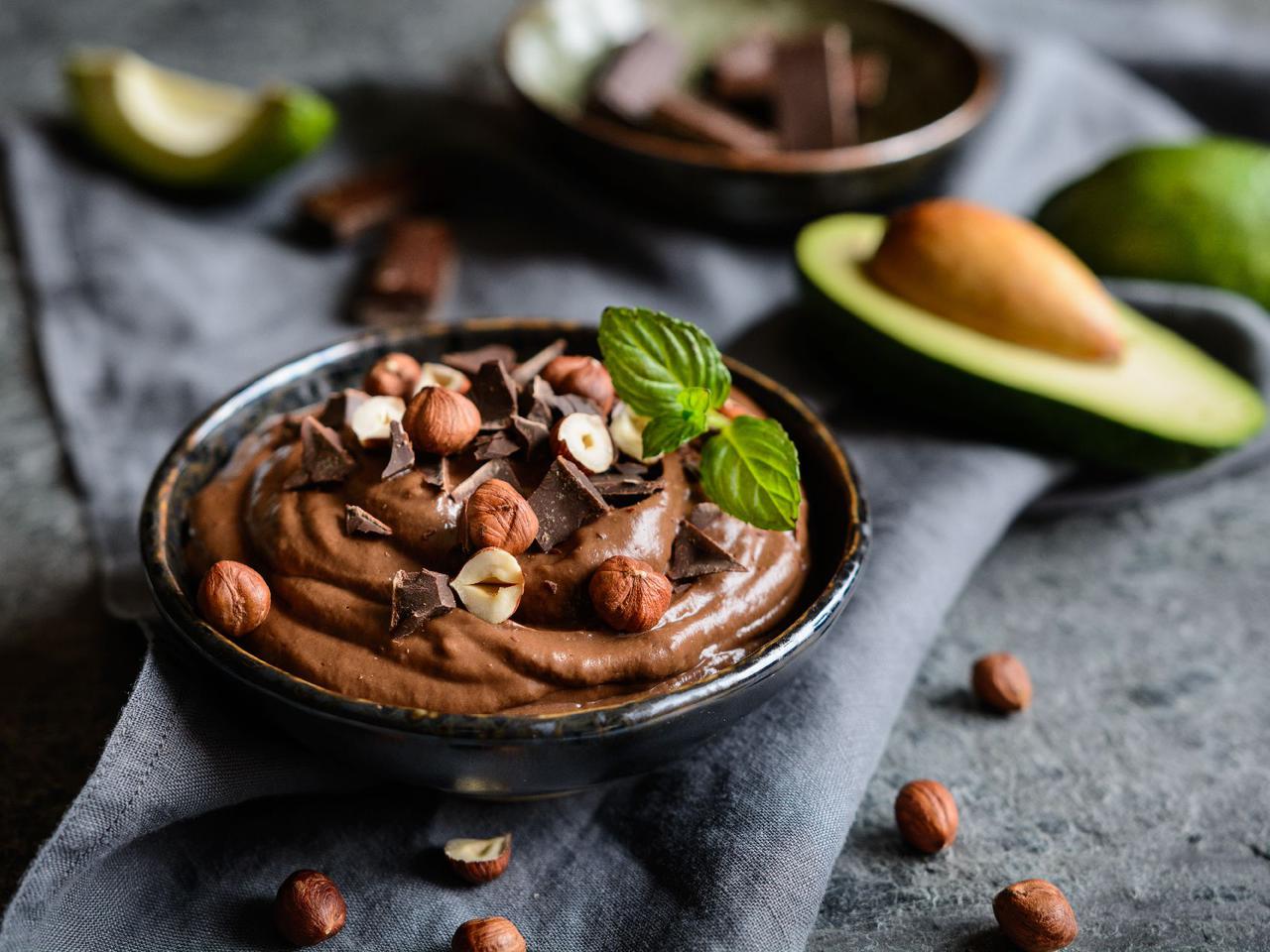 Mus czekoladowo - orzechowy z awokado