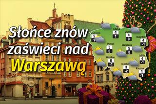 Warszawa. Prognoza pogody 19.12.2020: Słońce znów zaświeci nad Warszawą 
