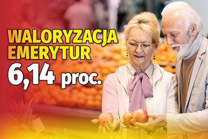 Waloryzacja emerytur 6,14 proc.