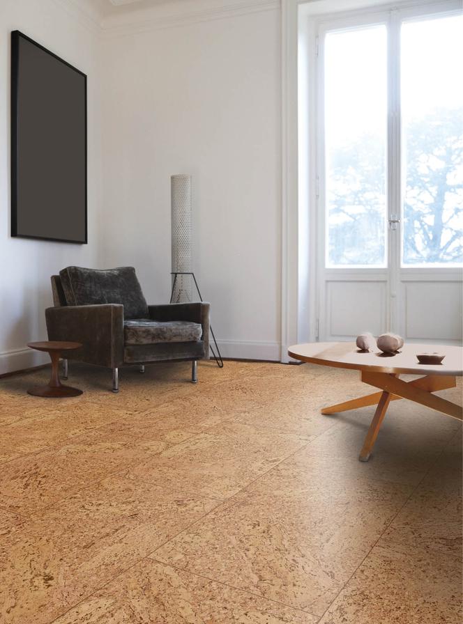 korkowe panele podłogowe - płyty