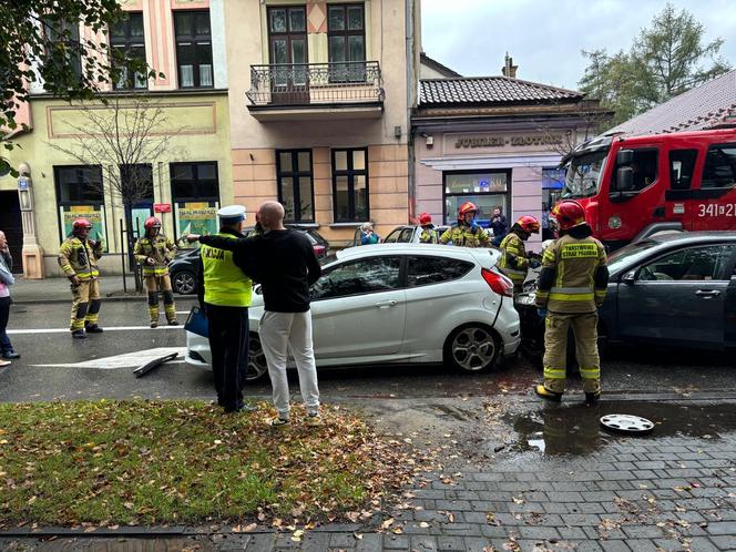 Wypadek na ul. Jagiellońskiej 