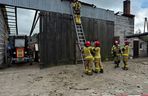 Zalane posesje, zerwany dach, przewrócony tir. Leszno i region po załamaniu pogody