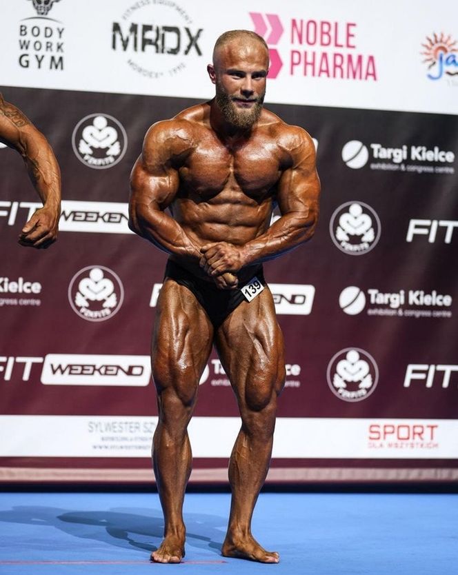 Policjant kulturysta z Rzeszowa