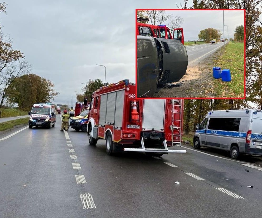 Wypadek w Baldowie. Nie żyje jedna osoba