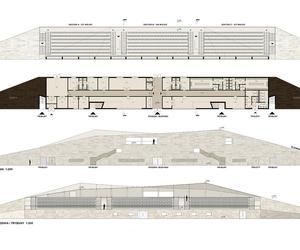 Stadion lekkoatletyczny na terenie dawnego kamieniołomu