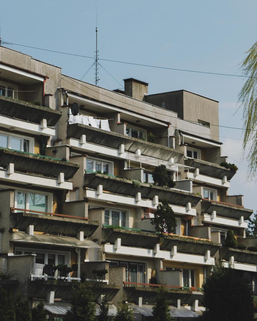 Tarasowce w Rzeszowie (lata 80.), arch. Barbara Mamulska