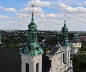 Panorama Lublina z najwyższego punktu widokowego w mieście - Wieży Trynitarskiej
