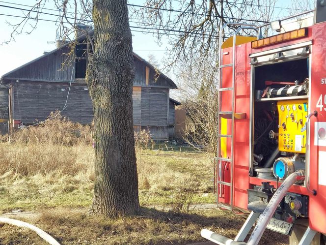 Pożar na osiedlu Bugaj w Starachowicach