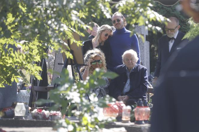 Magda Gessler z rodziną na pogrzebie byłego męża