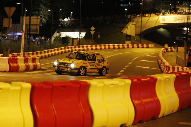 Rajd Śląska 2025. Nocny odcinek specjalny ulicami Katowic