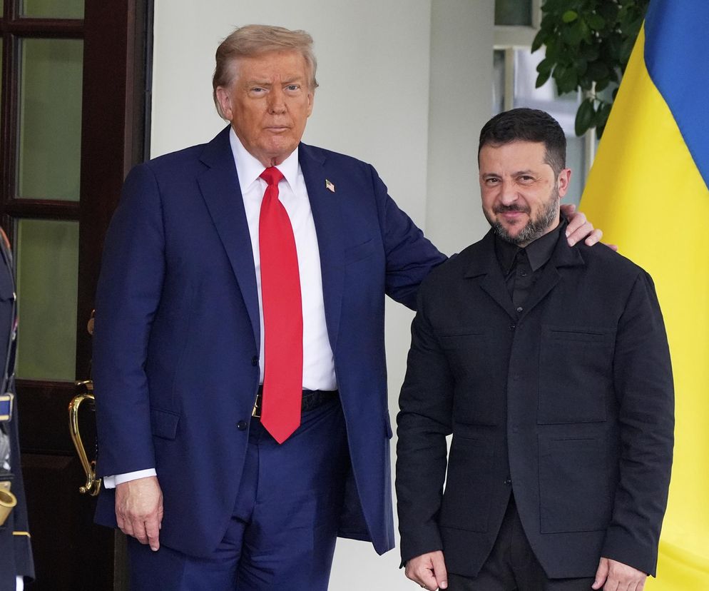 Trump i Zełeński w Białym Domu