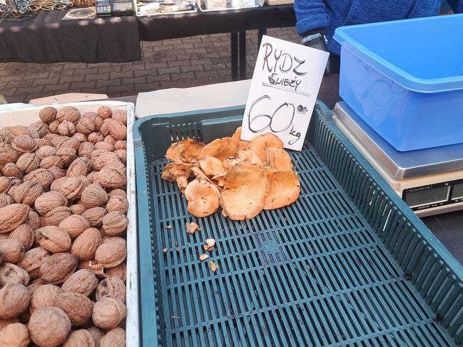 Ceny grzybów na Nowym i Starym Kleparzu w Krakowie