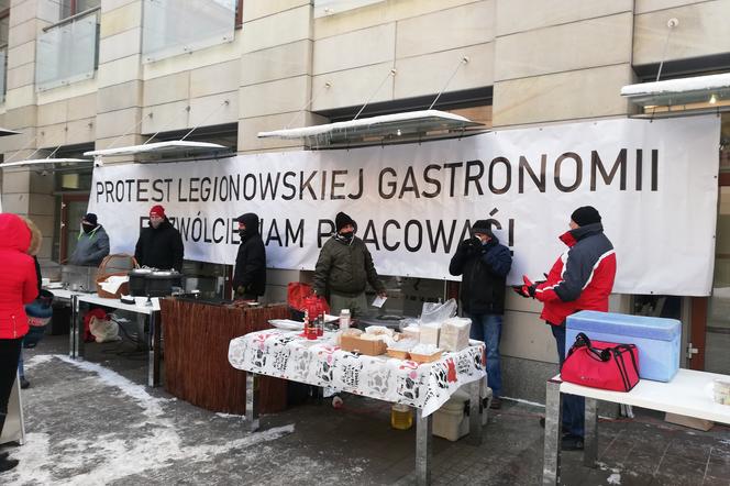 Protest gastronomii w Legionowie
