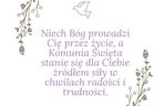 e-kartki z okazji Pierwszej Komunii Świętej