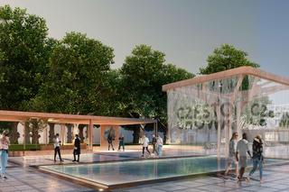 Wizualizacja placu Biegańskiego w Częstochowie po przebudowie