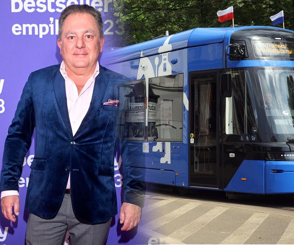 Kraków. Robert Makłowicz w autobusach i tramwajach komunikacji miejskiej