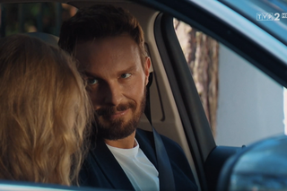 M jak miłość, odc. 1611: Leszek (Sławek Uniatowski), Luiza (Dominika Kryszczyńska) 