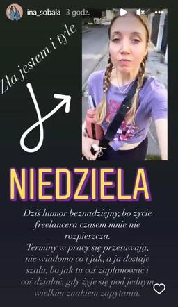 Ina Sobala (Aga w M jak miłość i Agnieszka w Stuleciu Winnych)