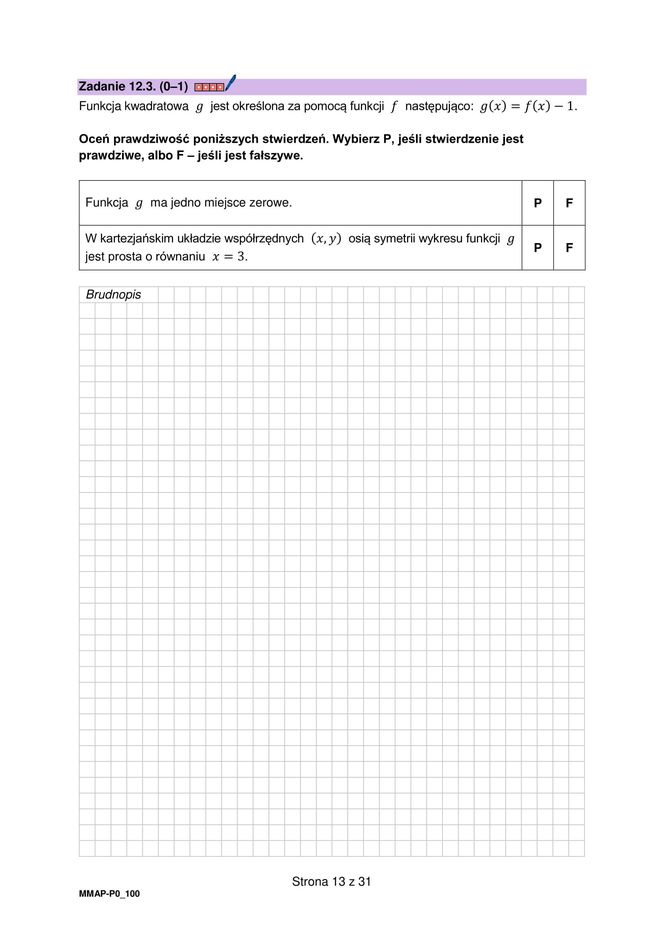 Matura próbna z matematyki. Mamy arkusz zadań CKE 