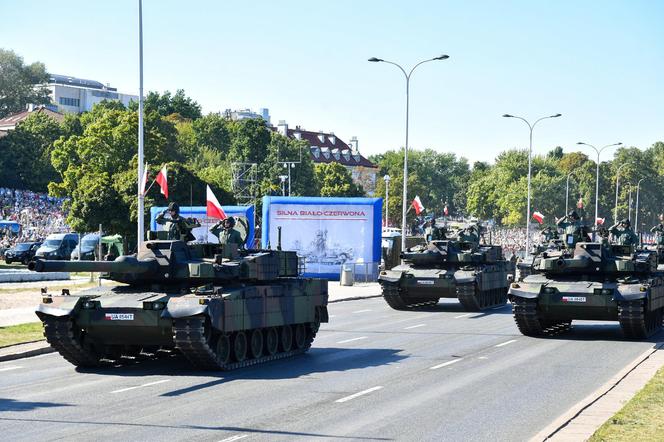 Czołgi Abrams, Leopard 2 i K2 na defiladzie Wojska Polskiego