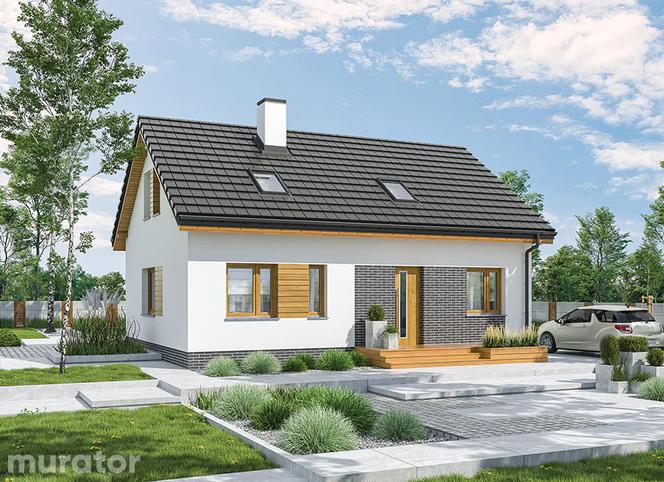 Projekt domów z poddaszem użytkowym