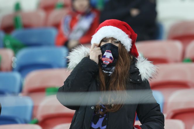 Kibice na meczu Górnik Zabrze - Lech Poznań