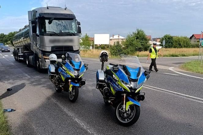 Wypadek w Osjakowie. 27-letni rowerzysta zginął pod kołami ciężarówki
